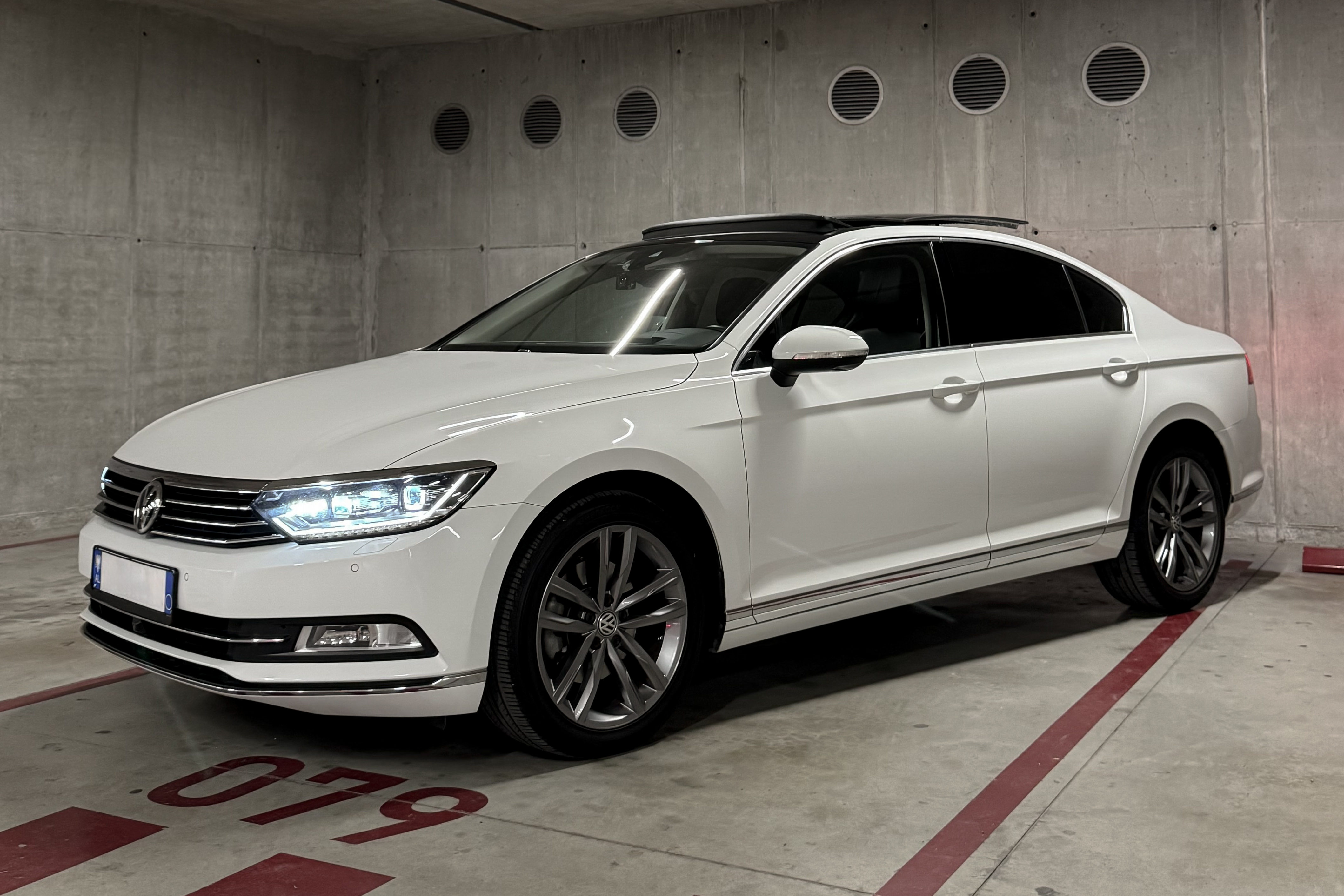 Front-left view of Volkswagen Passat GT rental car